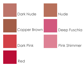 OG Foundation Colour Chart